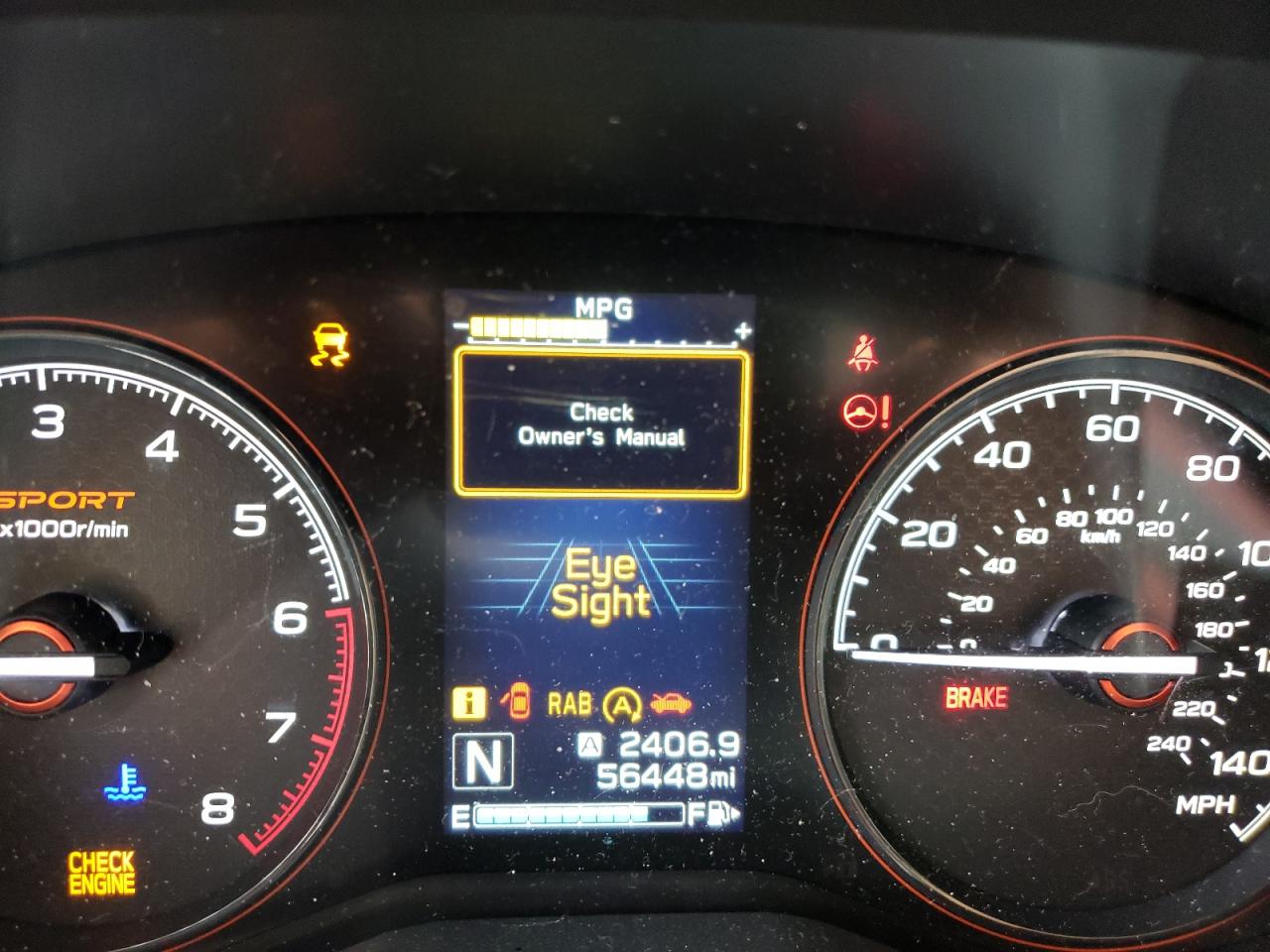 Photo 8 from auction – 2019 SUBARU FORESTER S with VIN JF2SKAPC2KH444916
