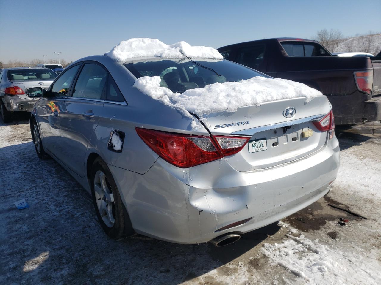 Photo 3 from auction – 2013 HYUNDAI SONATA SE with VIN 5NPEC4AC3DH563520