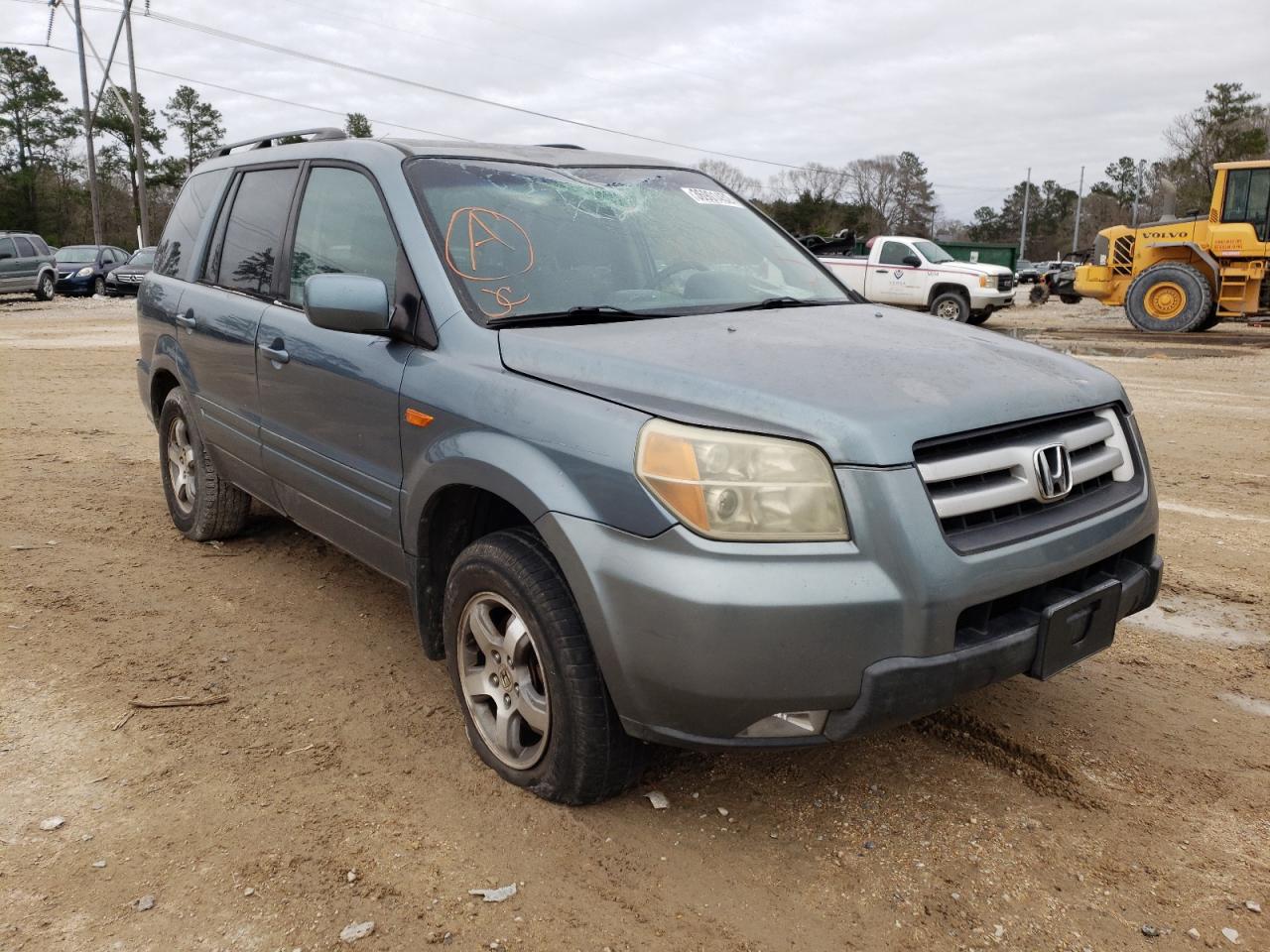 Photo 1 from auction – 2006 HONDA PILOT EX with VIN 2HKYF18466H523016