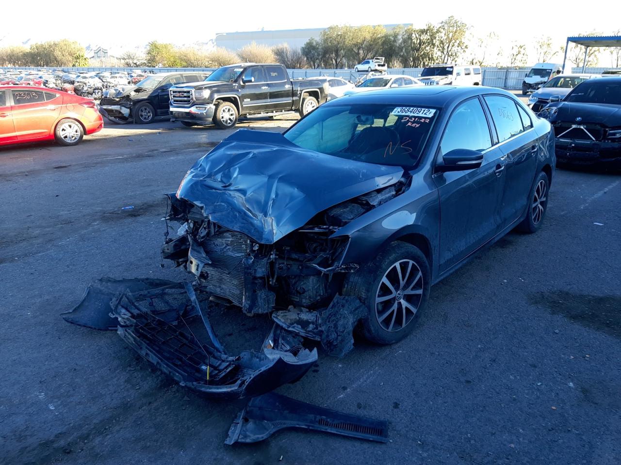 Photo 2 from auction – 2017 VOLKSWAGEN JETTA SE with VIN 3VWDB7AJ9HM270426