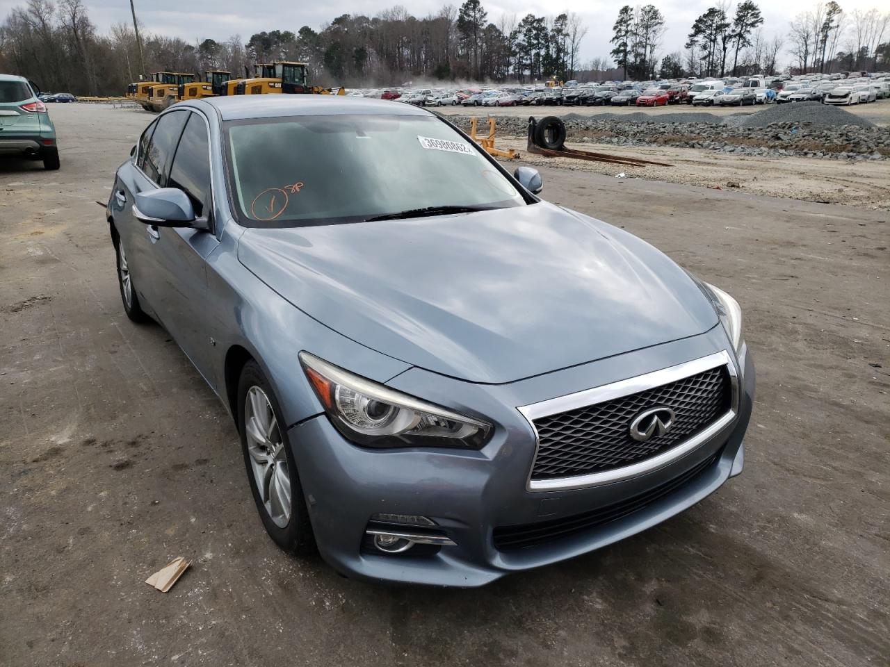 INFINITI Q50 BASE 2015 with VIN JN1BV7AP7FM345495 - Photo from auction