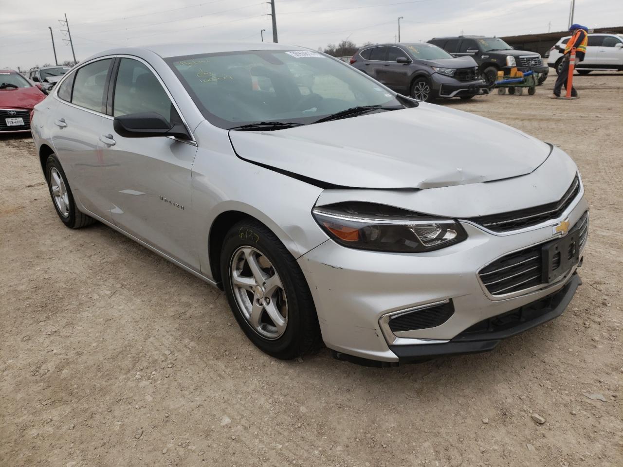 CHEVROLET MALIBU LS 2018 with VIN 1G1ZB5ST1JF100279 - Photo from auction