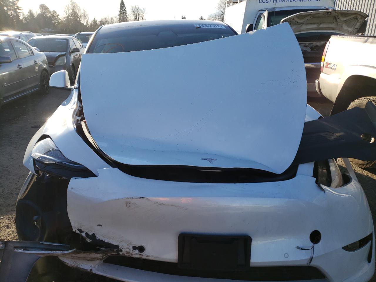 Photo 9 from auction – 2021 TESLA MODEL Y with VIN 5YJYGDEE0MF090221