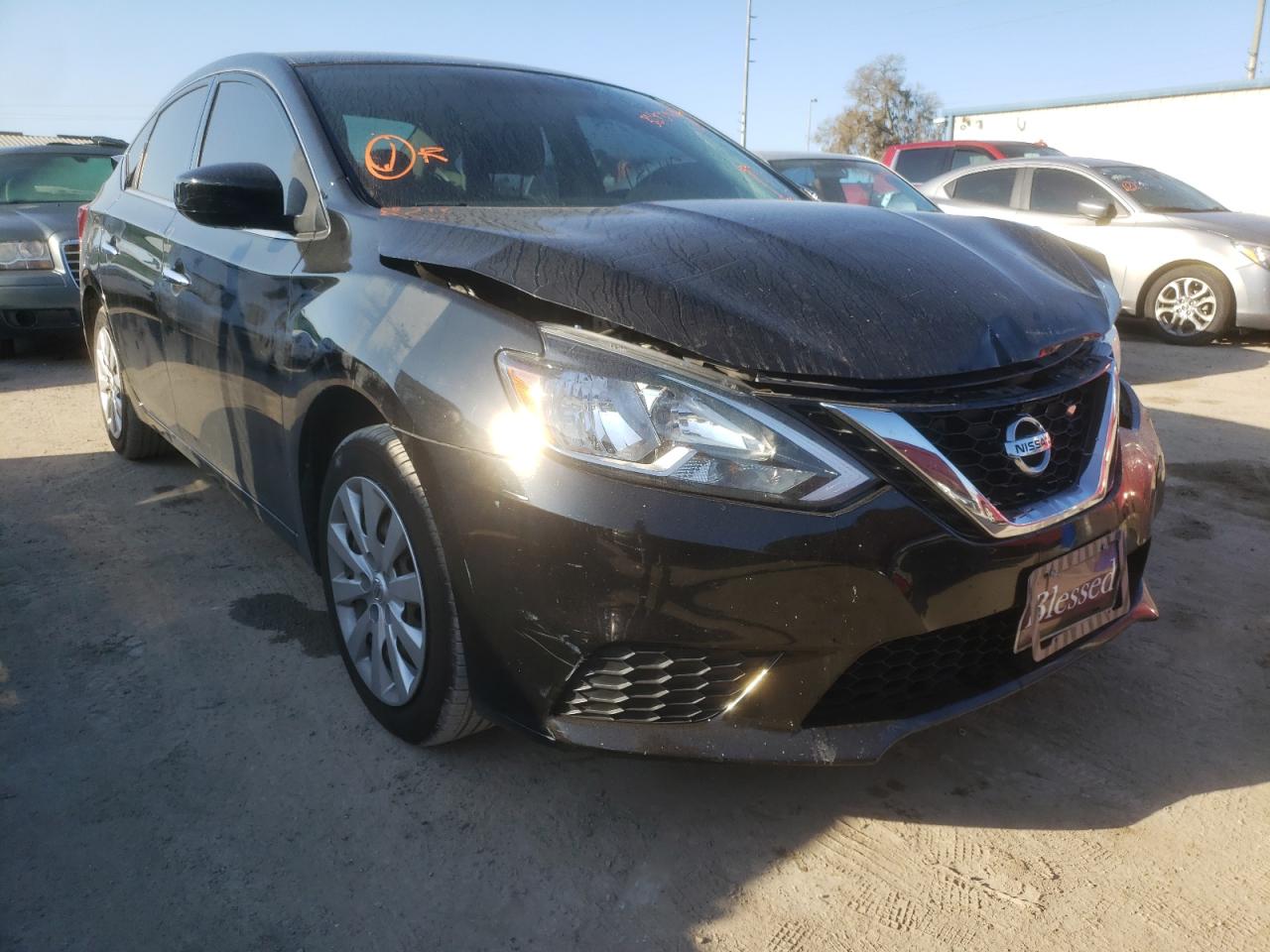NISSAN SENTRA S 2017 with VIN 3N1AB7AP3HL670808 - Photo from auction