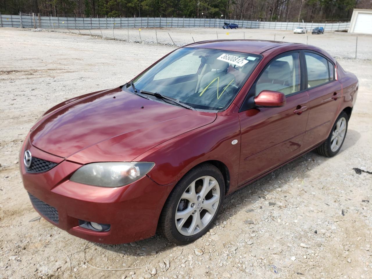 Photo 2 from auction – 2008 MAZDA 3 I with VIN JM1BK32F481147689