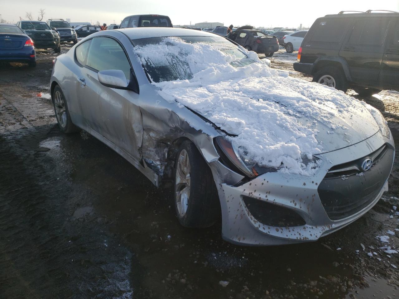 Photo 1 from auction – 2013 HYUNDAI GENESIS CO with VIN KMHHT6KD0DU080942