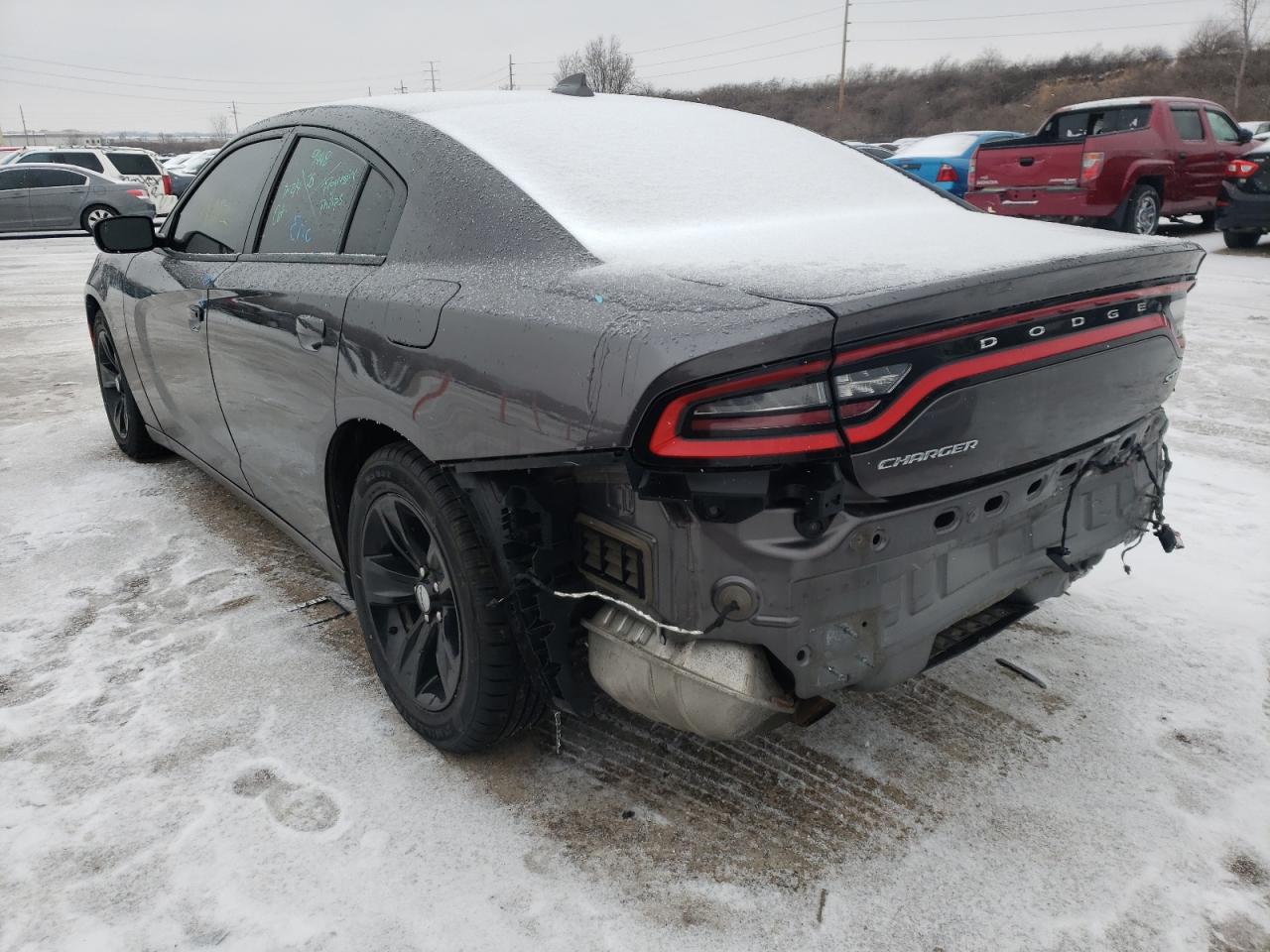Photo 3 from auction – 2016 DODGE CHARGER SX with VIN 2C3CDXHG9GH241237