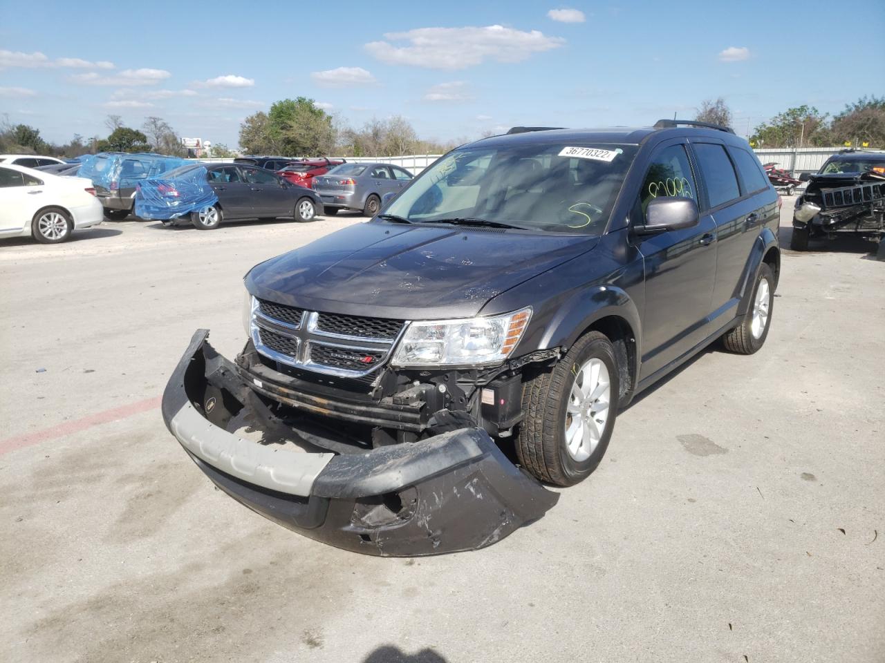 Photo 2 from auction – 2015 DODGE JOURNEY SX with VIN 3C4PDCBB8FT573114