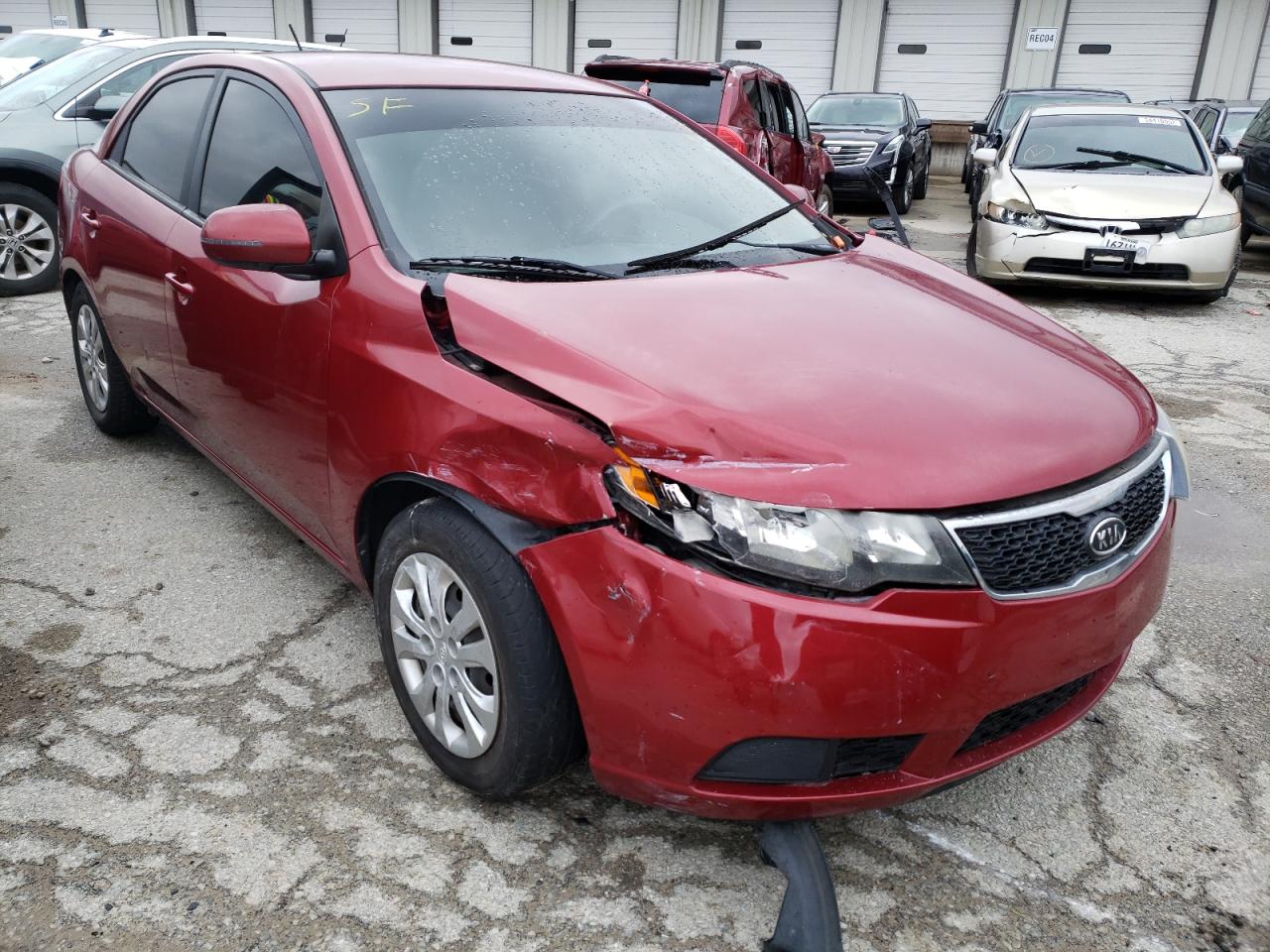 KIA FORTE EX 2012 with VIN KNAFU4A20C5585933 - Photo from auction