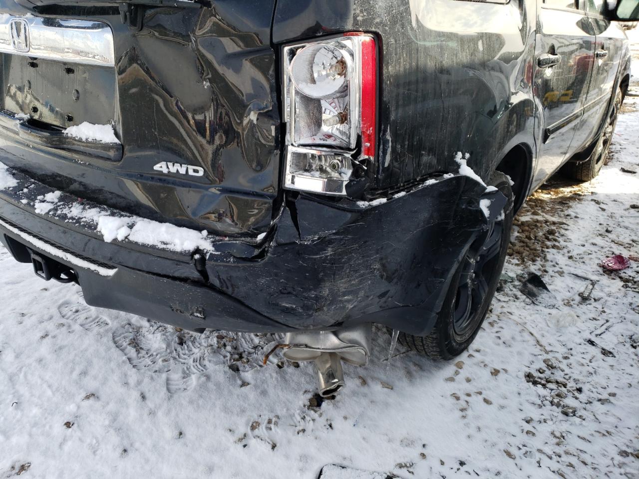 Photo 9 from auction – 2013 HONDA PILOT EXL with VIN 5FNYF4H57DB008676