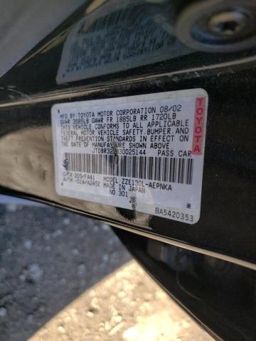 صورة رقم 10 من المزاد - 2003 TOYOTA COROLLA CE مع VIN JTDBR32E830025144