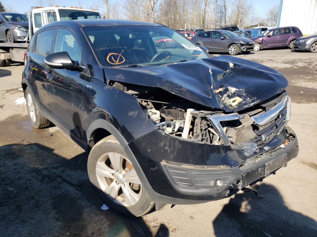 KIA SPORTAGE L 2012 with VIN KNDPBCA21C7217563 - Photo from auction
