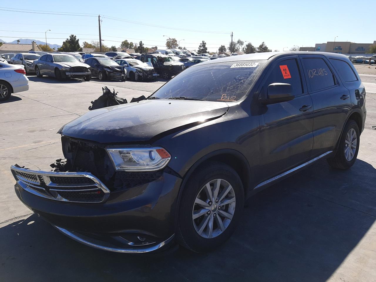 Photo 2 from auction – 2015 DODGE DURANGO SX with VIN 1C4RDHAGXFC759932