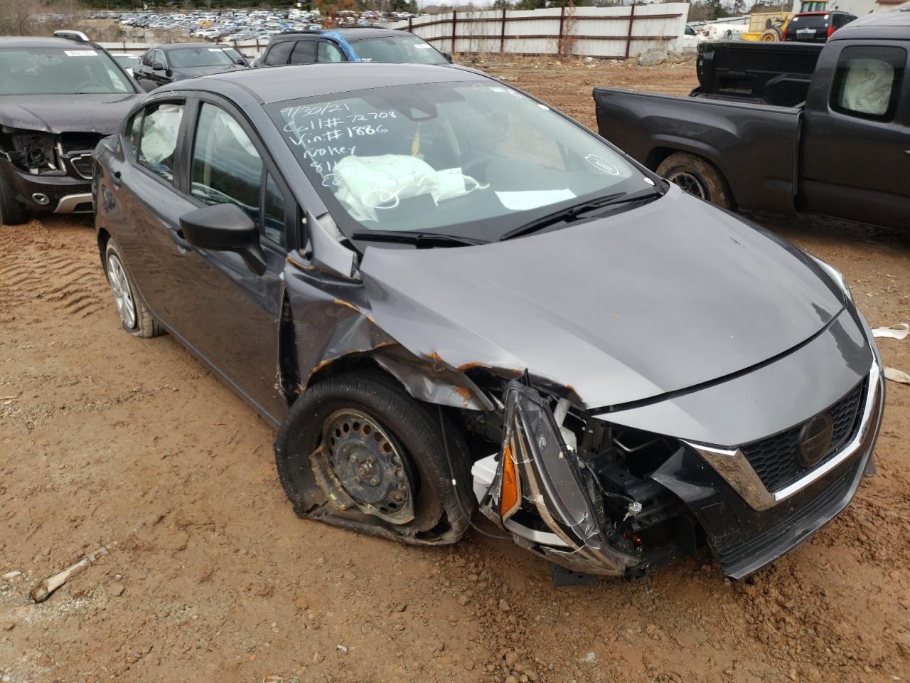 Photo 1 from auction – 2020 NISSAN VERSA S with VIN 3N1CN8DVXLL801886