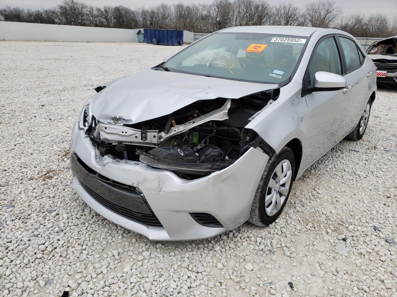 Photo 2 from auction – 2016 TOYOTA COROLLA L with VIN 5YFBURHE1GP441539