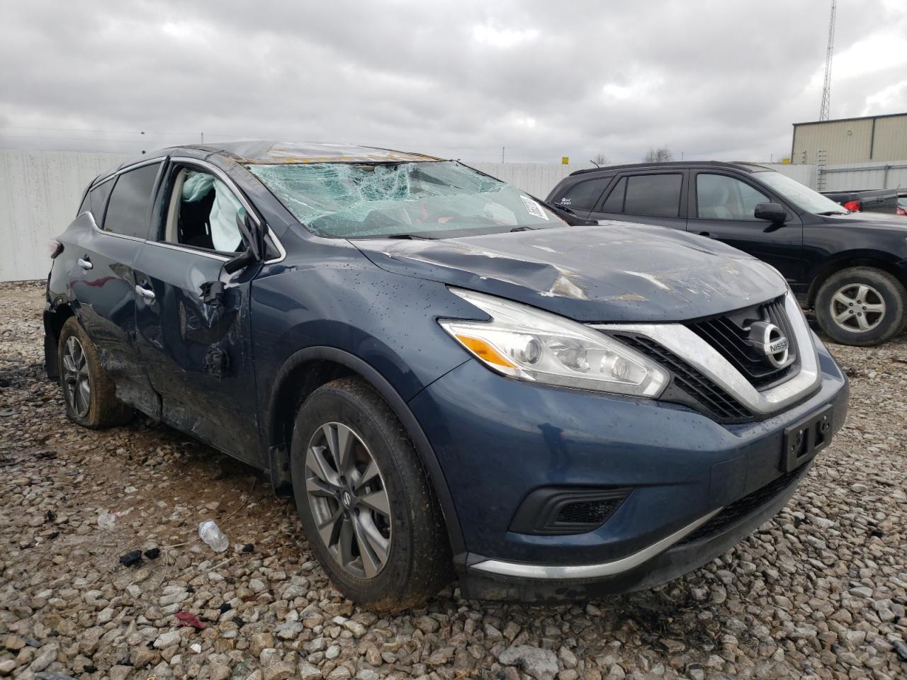 NISSAN MURANO S 2016 with VIN 5N1AZ2MH8GN130736 - Photo from auction