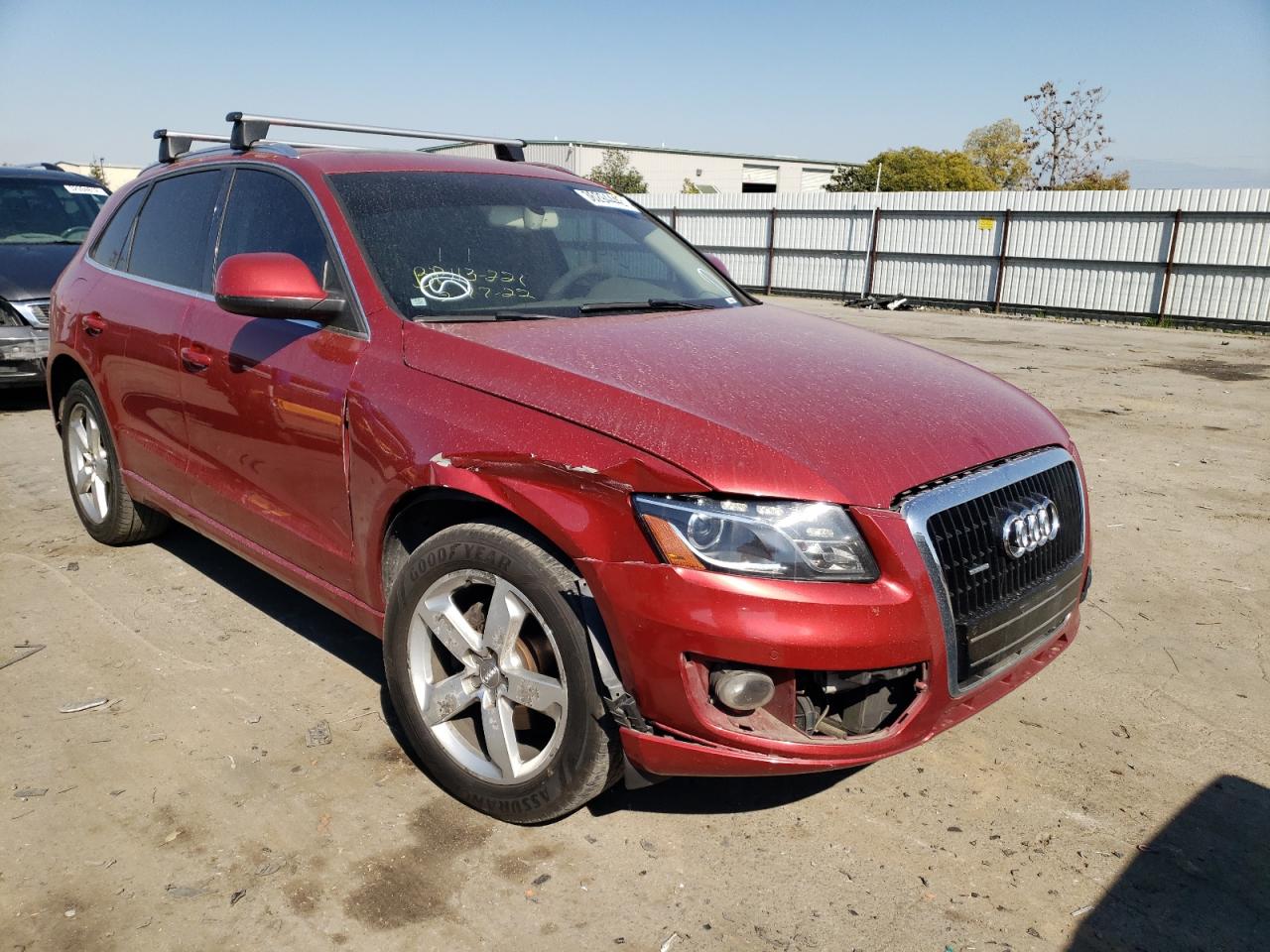 AUDI Q5 PREMIUM 2010 with VIN WA1LKAFP4AA005192 - Photo from auction