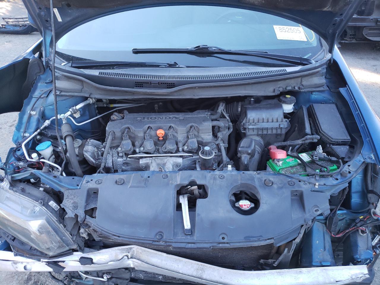 Photo 7 from auction – 2013 HONDA CIVIC LX with VIN 19XFB2F58DE242535
