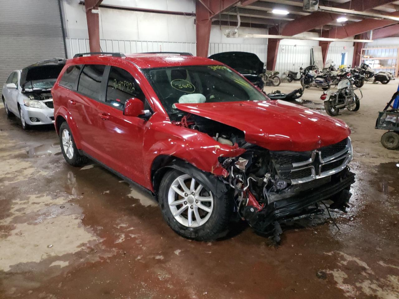 DODGE JOURNEY SX 2016 with VIN 3C4PDDBG2GT220970 - Photo from auction