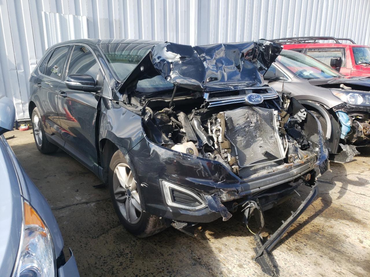 FORD EDGE SEL 2015 with VIN 2FMTK4J99FBB70159 - Photo from auction