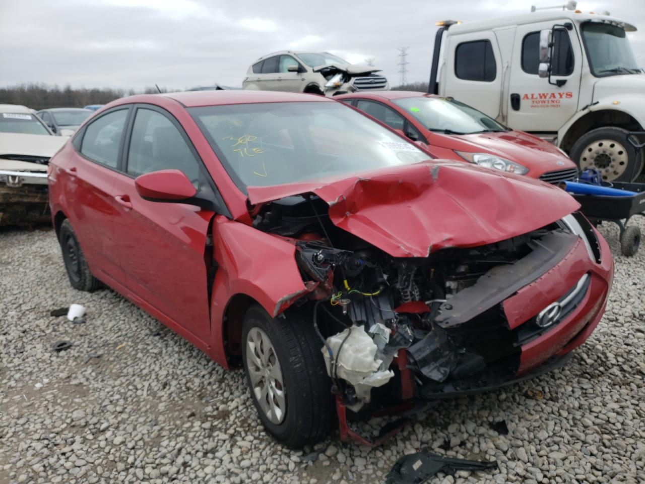 HYUNDAI ACCENT SE 2016 with VIN KMHCT4AE1GU943003 - Photo from auction