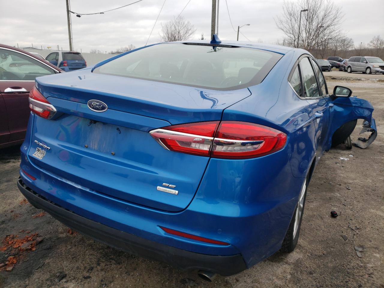 Photo 4 from auction – 2019 FORD FUSION SE with VIN 3FA6P0HD2KR230161