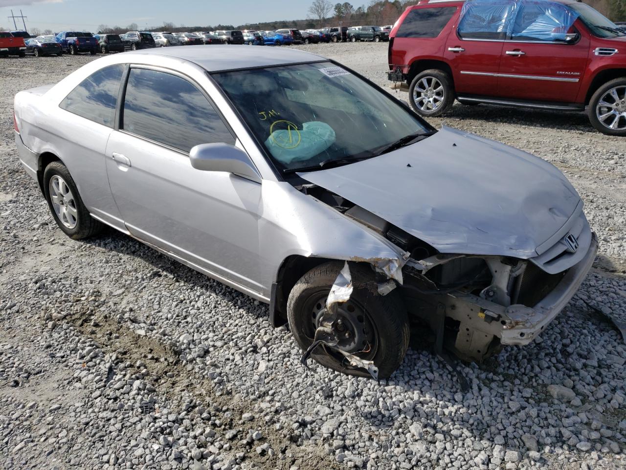 HONDA CIVIC LX 2001 with VIN 1HGEM22561L014260 - Photo from auction