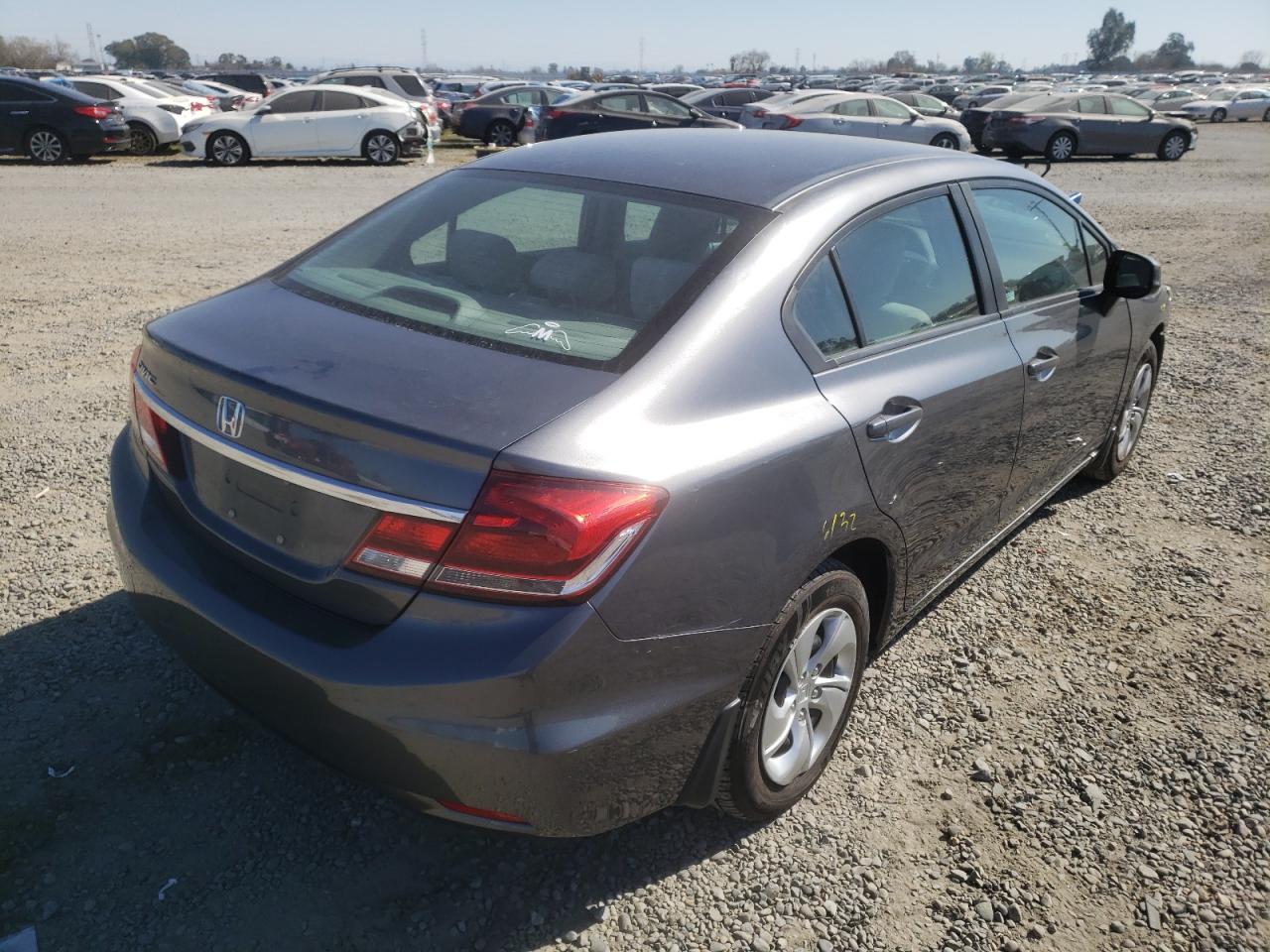 Photo 4 from auction – 2013 HONDA CIVIC LX with VIN 19XFB2F58DE240753