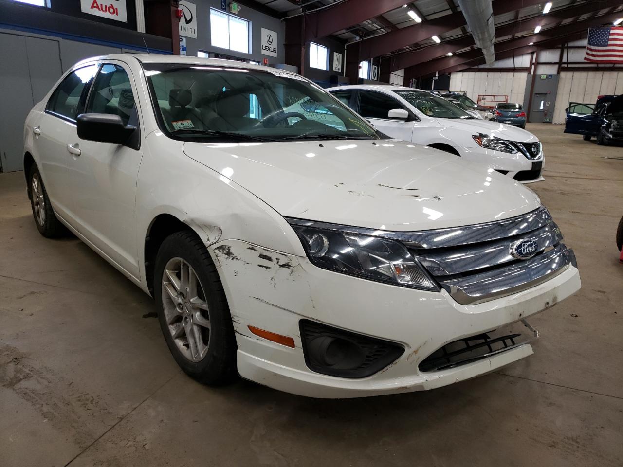 FORD FUSION S 2011 with VIN 3FAHP0GA3BR337364 - Photo from auction