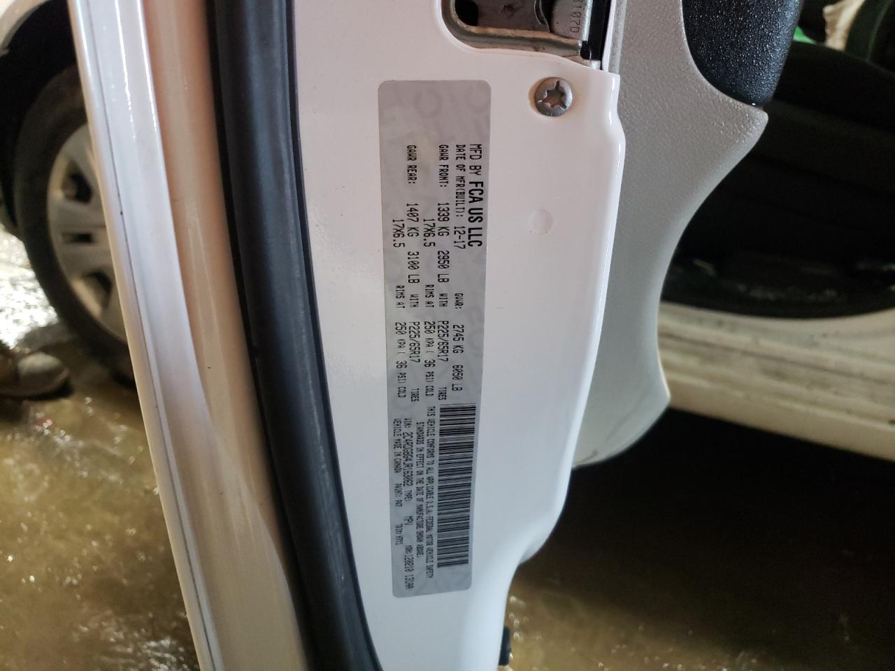 Photo 10 from auction – 2018 DODGE GRAND CARA with VIN 2C4RDGBG4JR163062