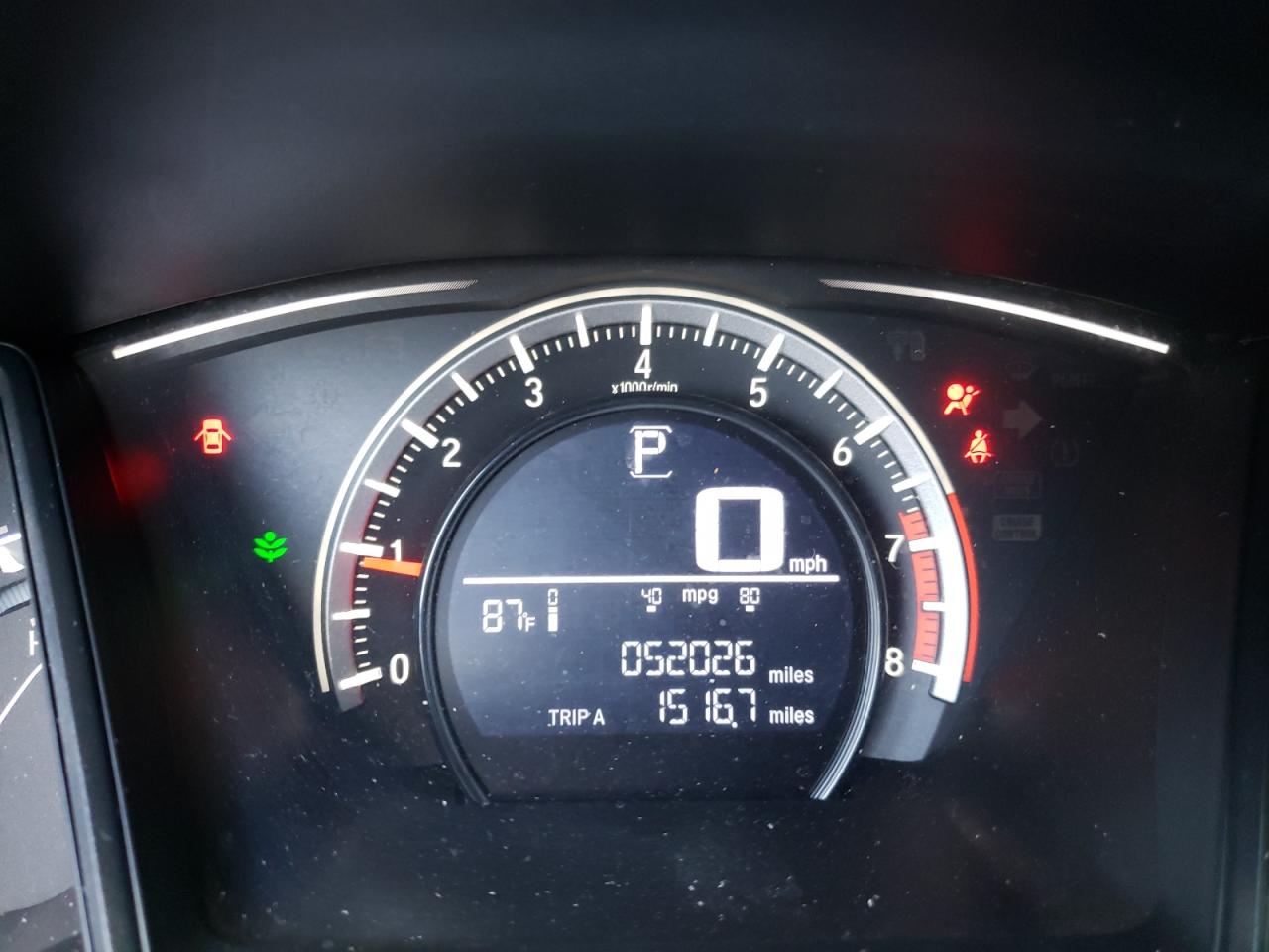 Photo 8 from auction – 2016 HONDA CIVIC LX with VIN 19XFC2F51GE239543
