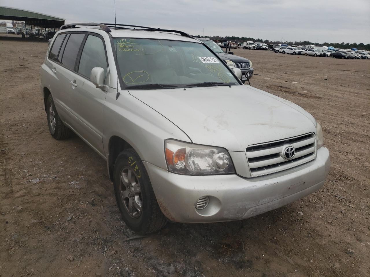 TOYOTA HIGHLANDER 2006 with VIN JTEDP21A060107618 - Photo from auction