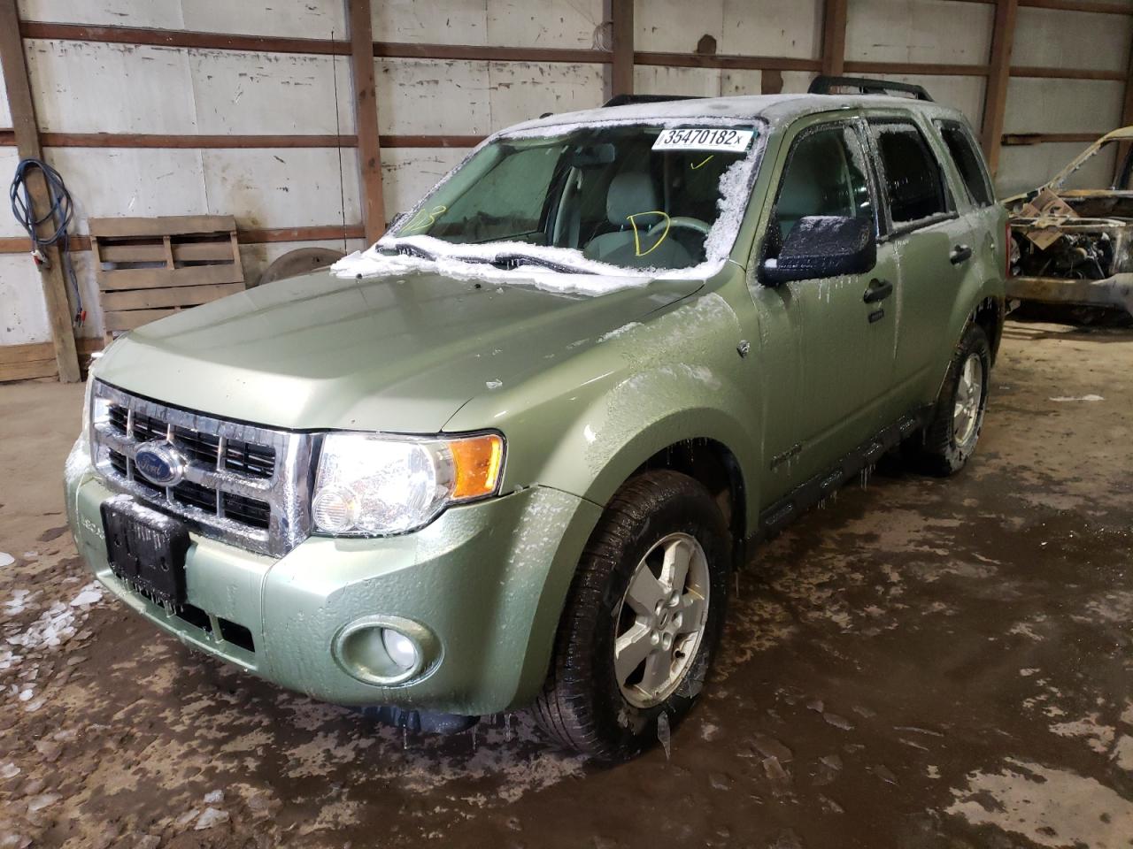Photo 2 from auction – 2008 FORD ESCAPE XLT with VIN 1FMCU93188KE80391