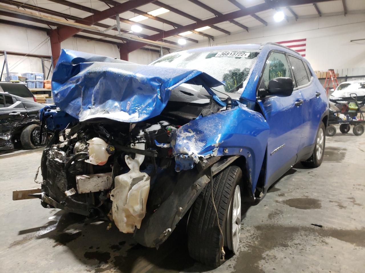 Photo 2 from auction – 2018 JEEP COMPASS SP with VIN 3C4NJCAB6JT424906