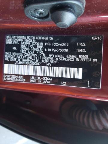 Photo 10 from auction – 2018 LEXUS GX 460 with VIN JTJBM7FX0J5200047