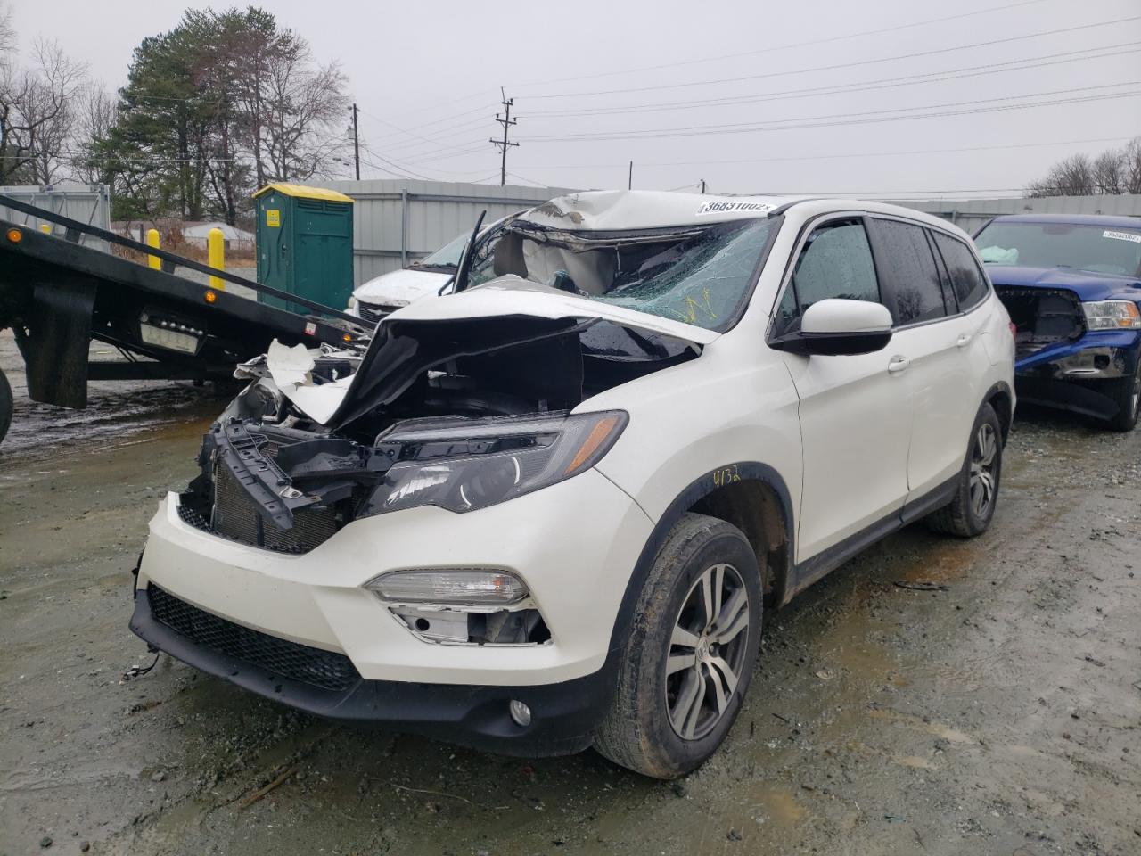 Photo 2 from auction – 2016 HONDA PILOT EXL with VIN 5FNYF6H56GB100622