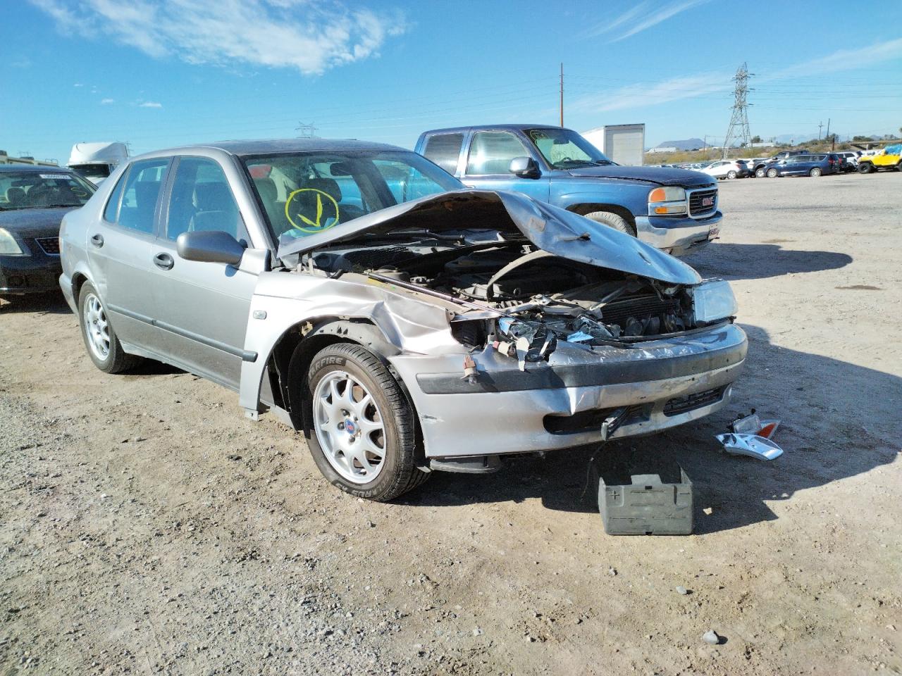 SAAB 9-5 2001 with VIN YS3ED48E813043818 - Photo from auction