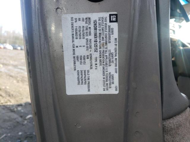 Photo 10 from auction – 2001 CHEVROLET ASTRO with VIN 1GNDM19WX1B125152