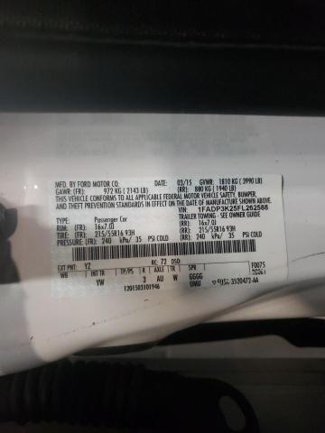 Photo 10 from auction – 2015 FORD FOCUS SE with VIN 1FADP3K25FL262588