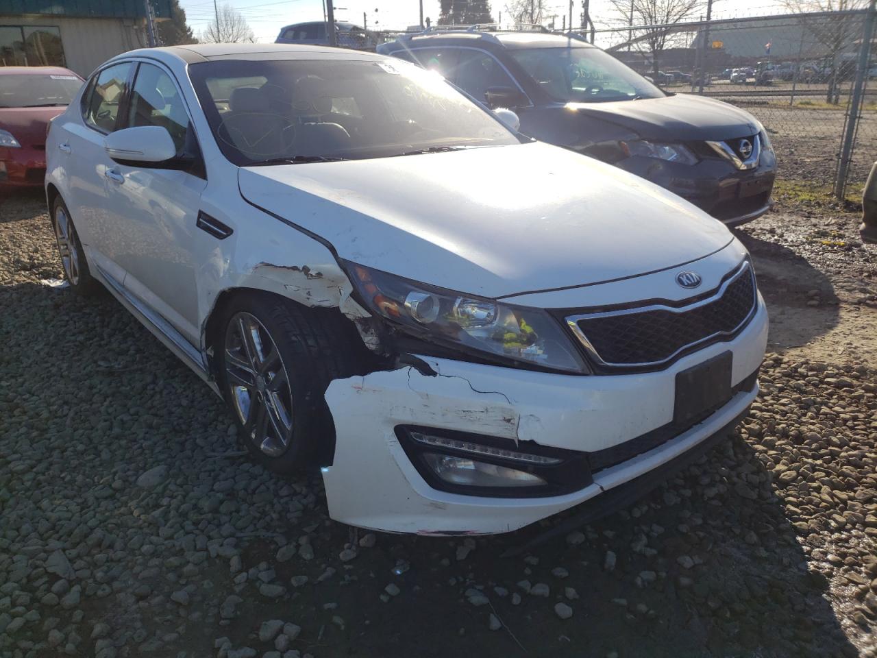 KIA OPTIMA SX 2013 with VIN 5XXGR4A60DG091791 - Photo from auction