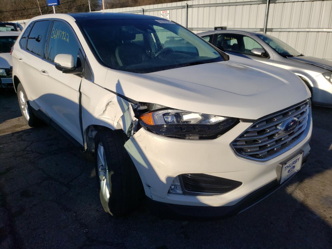 FORD EDGE SEL 2020 with VIN 2FMPK4J98LBB14890 - Photo from auction