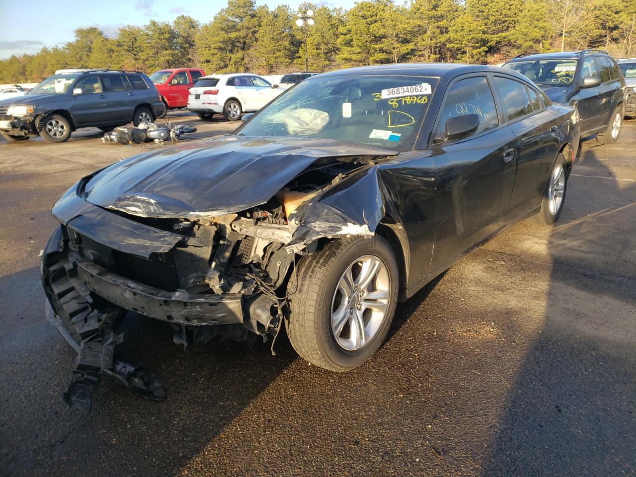 Photo 2 from auction – 2015 DODGE CHARGER SE with VIN 2C3CDXBG6FH878965