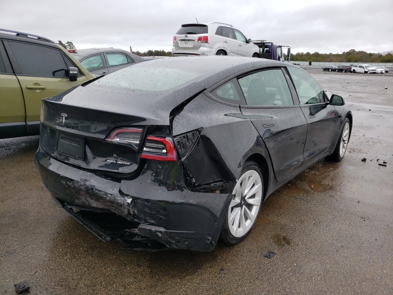 Photo 4 from auction – 2021 TESLA MODEL 3 with VIN 5YJ3E1EB9MF974999