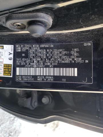 Photo 10 from auction – 2006 TOYOTA HIGHLANDER with VIN JTEDP21A260108852