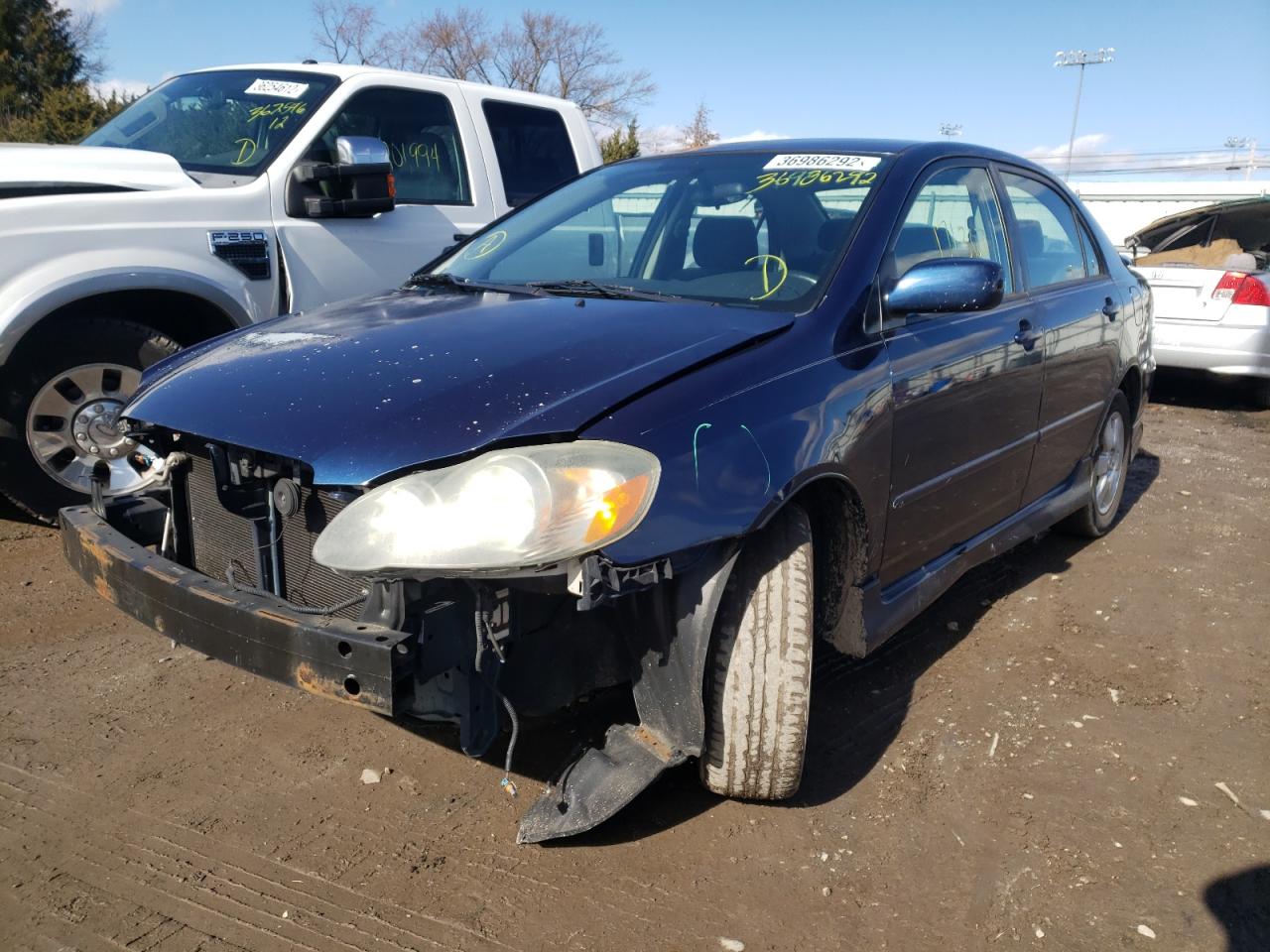 Photo 2 from auction – 2008 TOYOTA COROLLA CE with VIN 2T1BR32E28C863697