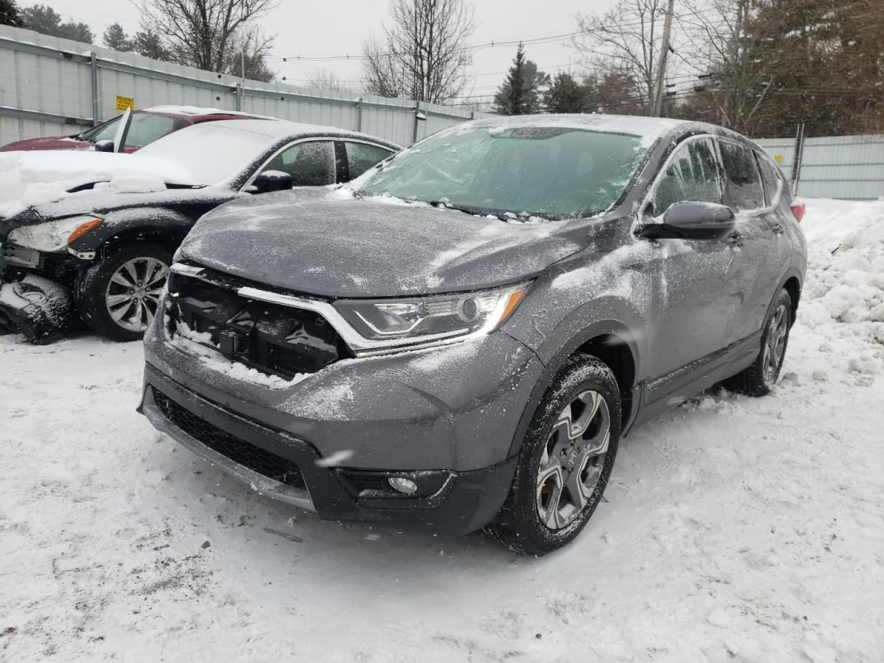 Photo 2 from auction – 2019 HONDA CR-V EX with VIN 2HKRW2H58KH677935
