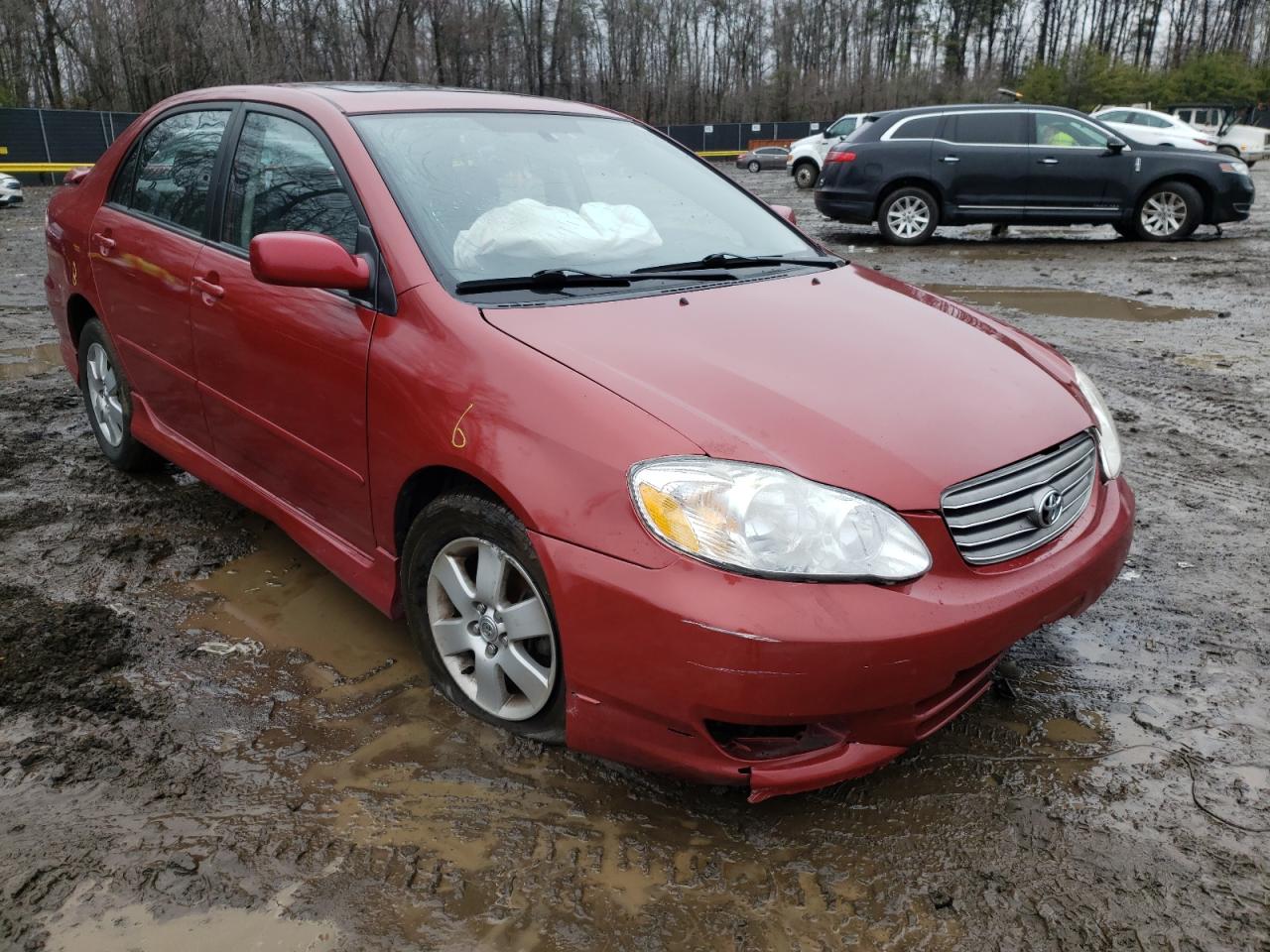TOYOTA COROLLA CE 2003 with VIN 2T1BR32E83C154961 - Photo from auction