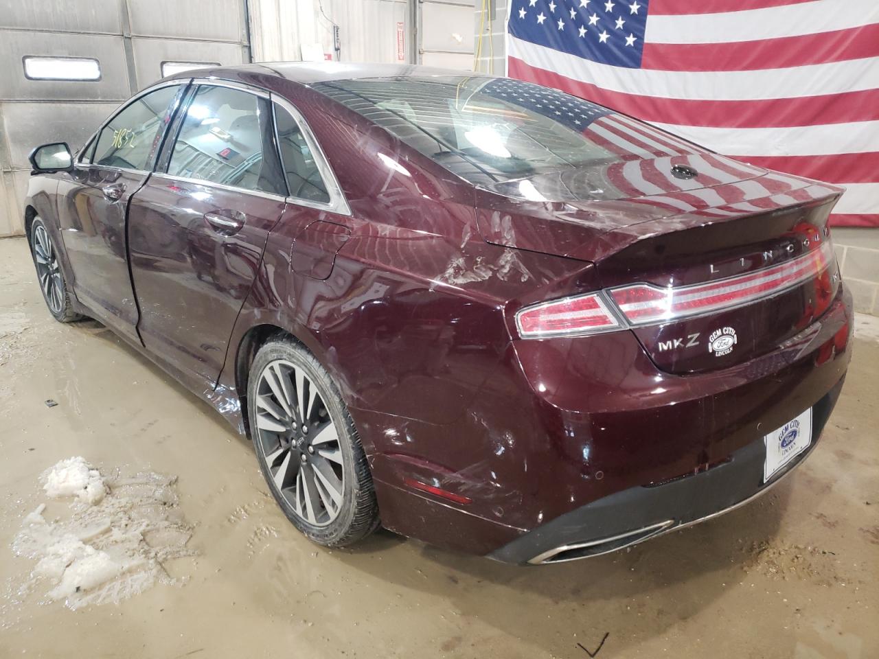 Photo 3 from auction – 2017 LINCOLN MKZ SELECT with VIN 3LN6L5C95HR614042