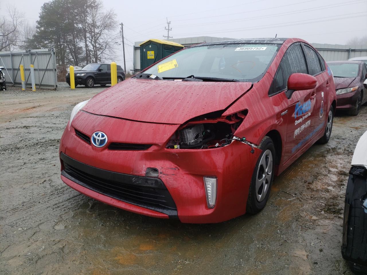Photo 2 from auction – 2015 TOYOTA PRIUS with VIN JTDKN3DU2F1987566