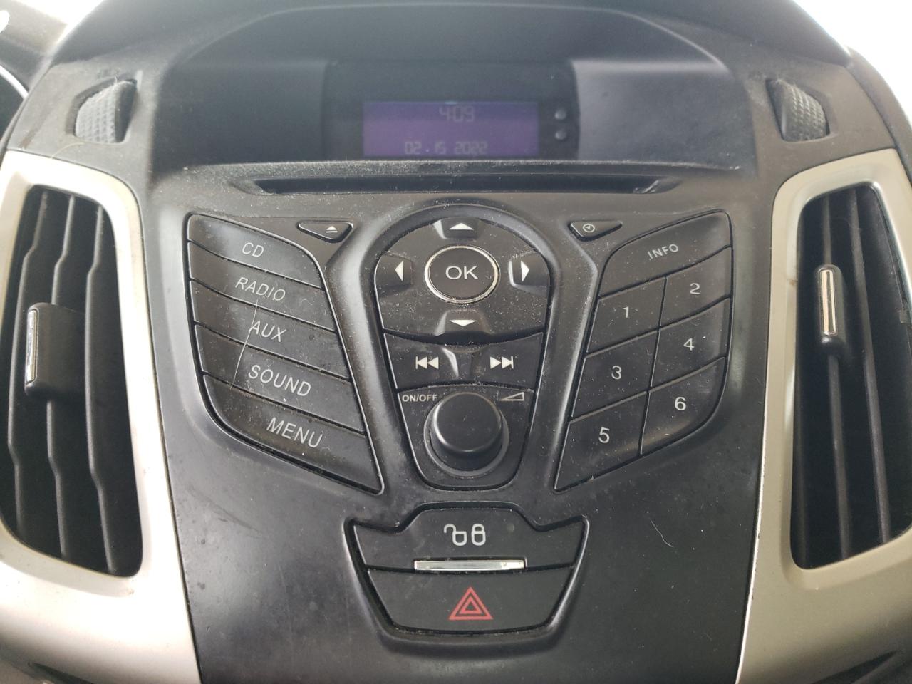 Photo 9 from auction – 2012 FORD FOCUS SE with VIN 1FAHP3F28CL352387